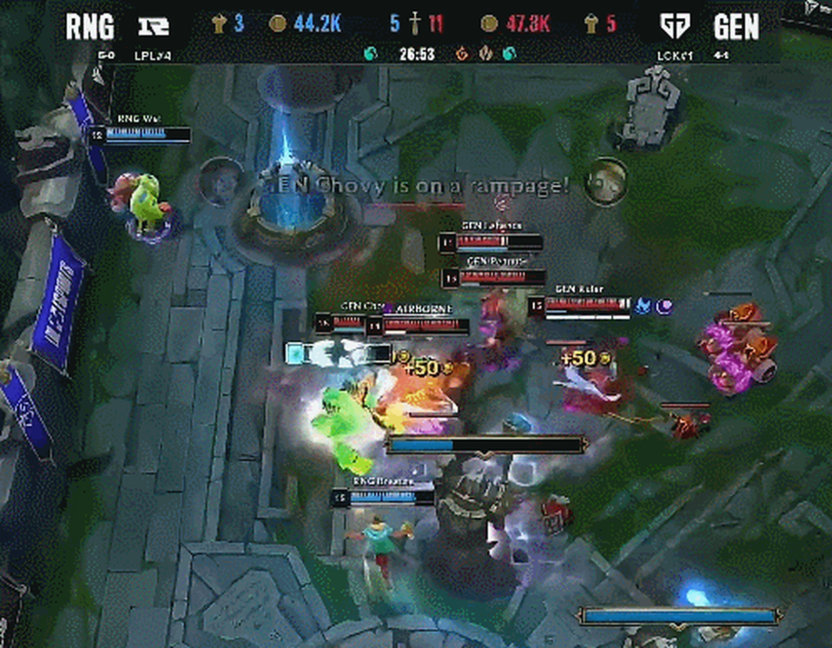 关于V5血洗RNG，Inspired拿下关键大龙顶尖较量八强赛，引爆全场热议的信息